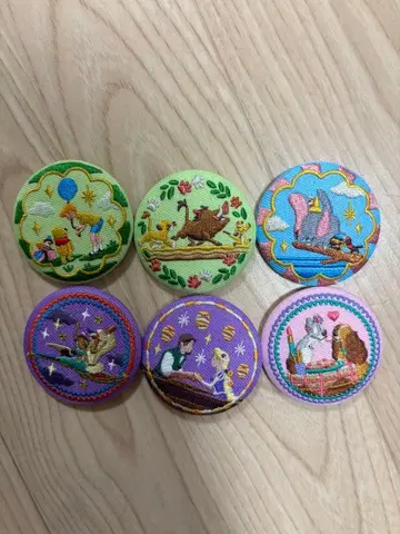 디즈니 자수 캔뱃지