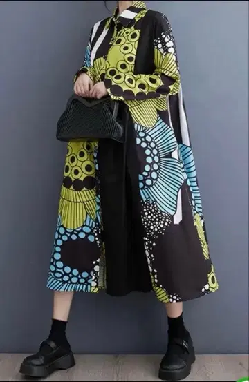 가격 인하 불가 긴팔 롱 원피스