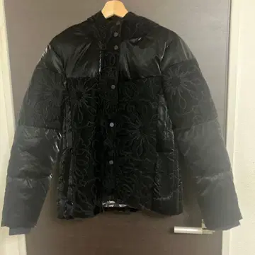 데시구알 폭신폭신 패치워크 숏 패브릭 자켓 XL