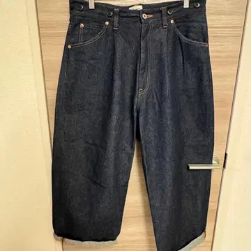 H.UNIT 와이드 데님 팬츠