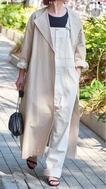 Spick and Span 노카라 트렌치코트