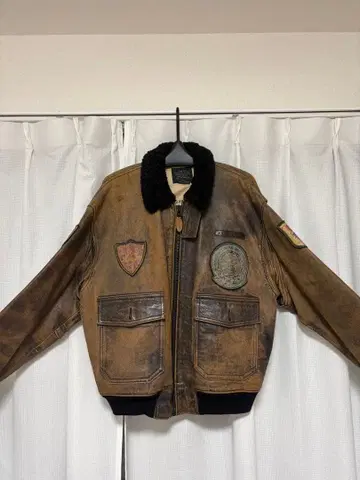 빈티지 자켓 [ 천연 가죽 ] A-2 플라이트 자켓 호주산