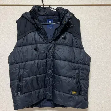 G-STAR RAW 후드 부착 다운 베스트 XXXXL 다운 베스트