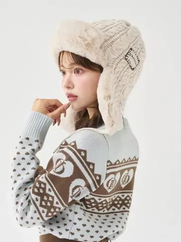 새상품 [ Darich ] 더블 패브릭 플라이트 캡 IVO