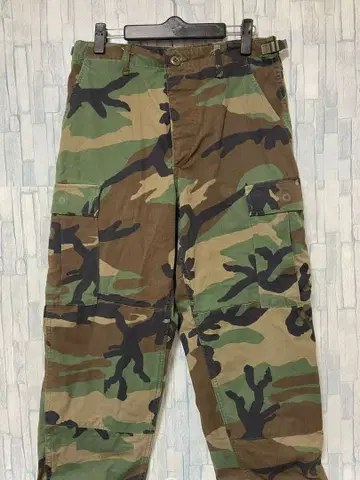 미군 방출품 04년도 우드랜드 카모 카모플라쥬 S-R 컴뱃 팬츠 BDU