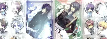 박앵귀 오키타 사이토 히지카타 외 아이즈 아크릴 스탠드 등 굿즈 세트