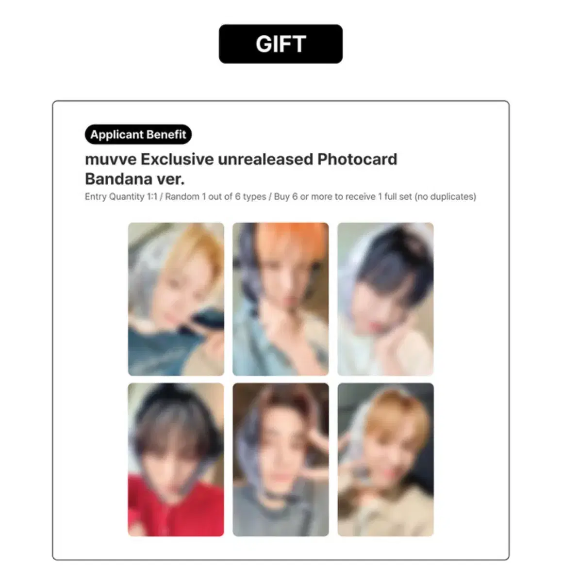 boynextdoor the action mu vahn bandana pre-order benefit poca wts buncheol sungho riwoo jaehyun san woonhak han