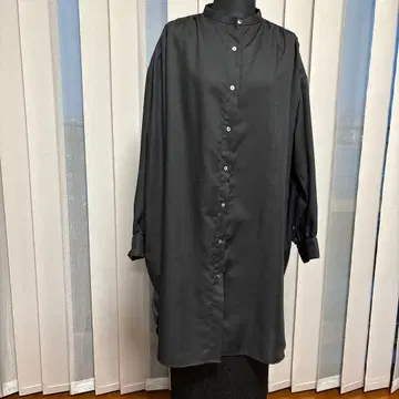 mizuiroind 블랙 롱 겉옷 원피스