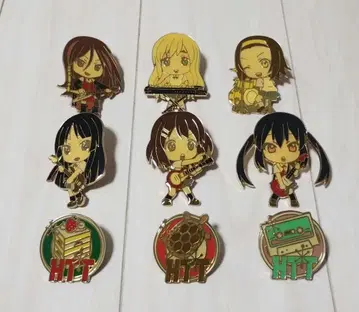 케이온 핀 배지 9개 세트