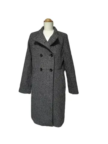 C368 내추럴 뷰티 베이직 울 혼방 코트 L 여성용 가을/겨울