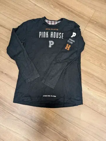 PINK HOUSE 긴팔 T셔츠 사인 포함