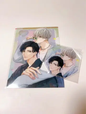 H i칼로리 사랑의 온도를 알려줘 코미코미 아크릴 코스터 클리어 포스터