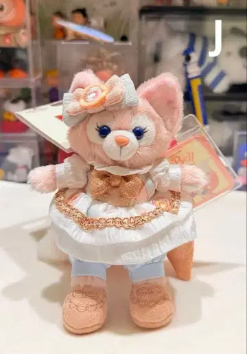 상하이 디즈니 생일 리나벨 봉제 키링