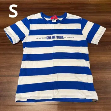 CREAM SODA 크림 소다 보더 T셔츠 S 사이즈