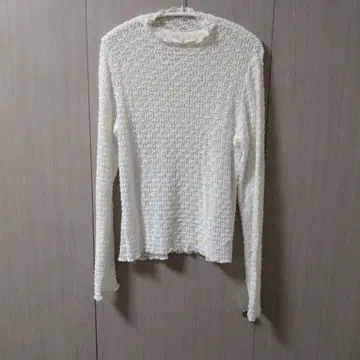 이에나 IENA 니트 레이스 풀오버 화이트