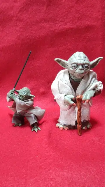 2체 세트 STAR WARS 요다 피규어