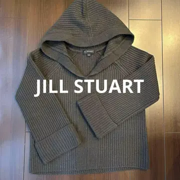 [ JILL STUART ] 질스튜어트 리브 니트 후드티