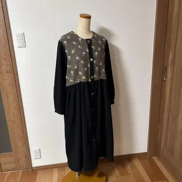 미나 페르호넨 skip 스킵 원피스 겉옷 핸드메이드