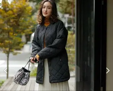 UNFILO 워셔블 충전솜 퀼팅 코트