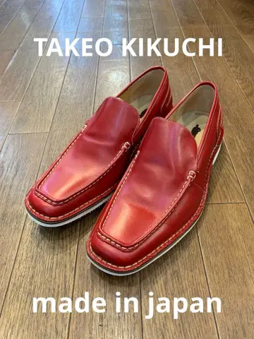 새상품급 TAKEO KIKUCHI 다케오 키쿠치 일본제 가죽 가죽 신발