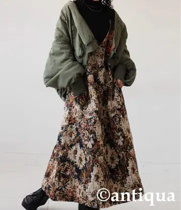 [ antiqua ] 자카드 직조 살로펫