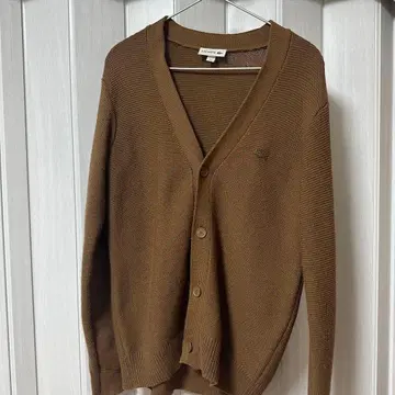LACOSTE 브라운 가디건 M 사이즈