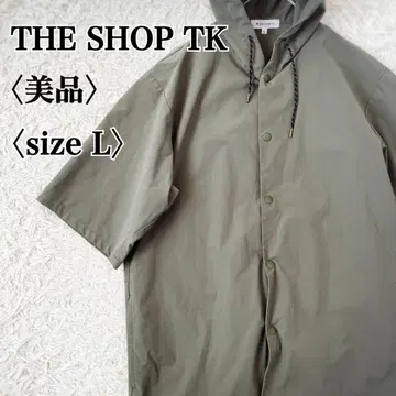 [ 새상품급 ] 더 샵 티케이 Primeflex 스트레치 반팔 후드 자켓