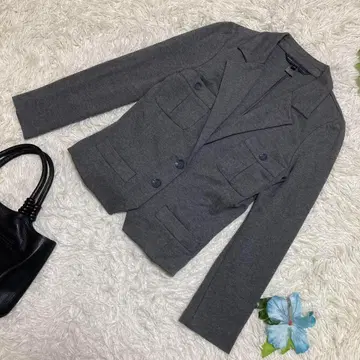 컨디션 최상 마크제이콥스 캐주얼 자켓 그레이 벨트 XS