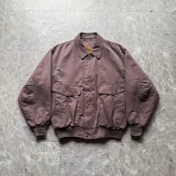 빈티지 짧은 기장 탄력 해링턴 자켓 스웨이드 충전솜