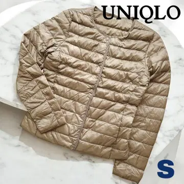 유니클로 UNIQLO 다운 자켓 노카라 경량 S DOWN90%