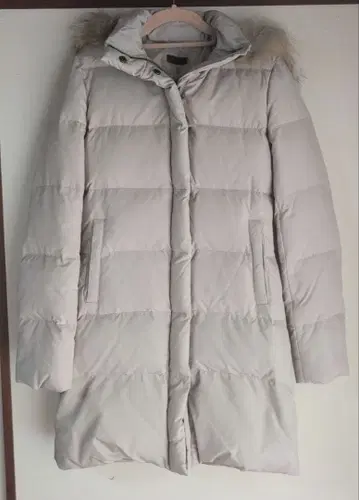 PROFILE 후드 부착 다운 코트