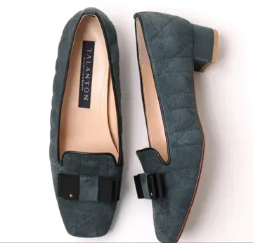 리본 오페라 펌프스, 그린 스웨이드