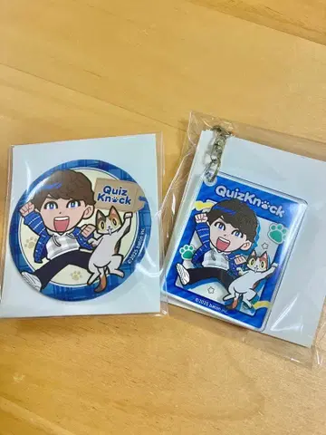 QuizKnock 스가이 슌키 마네키네코 캔뱃지 키링