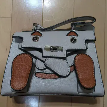 강아지 얼굴 디자인 숄더백