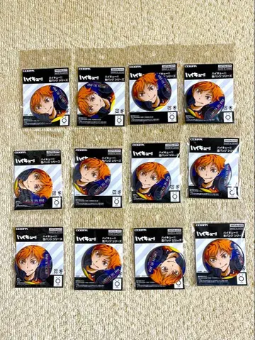 하이큐!! COSPA 히나타 쇼요 캔뱃지 12개