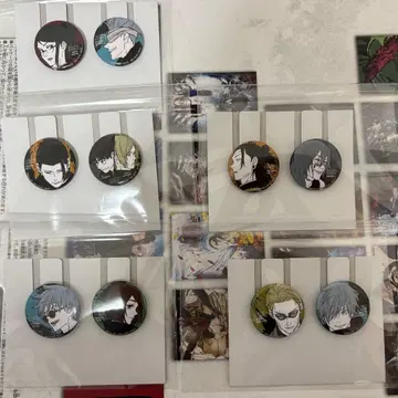 주술회전 캔뱃지 모음