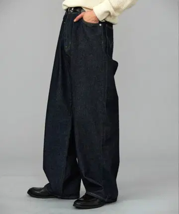 EDWIN 에드윈 와이드 스트레이트 데님 팬츠 배기진