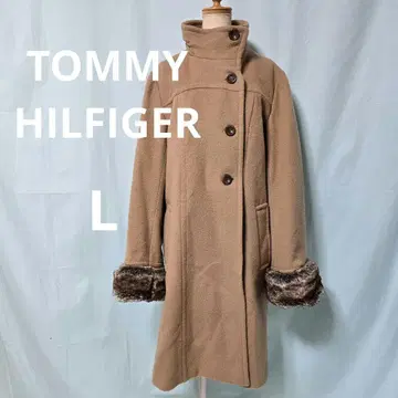 TOMMY HILFIGER 베이지 롱 코트 L 사이즈