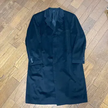 DURBAN OPUS 블랙 체스터 코트