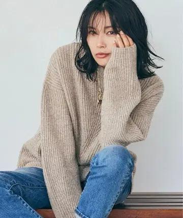 BARNYARDSTORM 바이어스 패턴 니트 울 니트 정가 1.3만