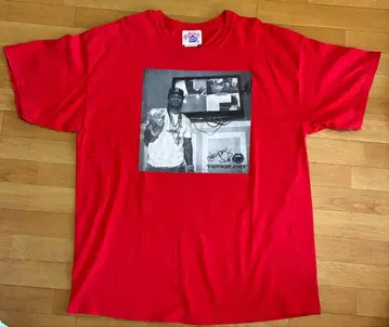 Milkcrate x Jim Jones 랩T 사이즈 XL 빨간색