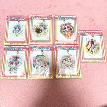 마모테 슈고겟텐 아크릴 키링 7점 세트