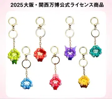 미야쿠미야쿠 산리오 최애 컬러 키링 7종 컴플리트 세트