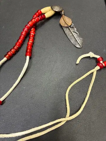 실버 목걸이 페더 925