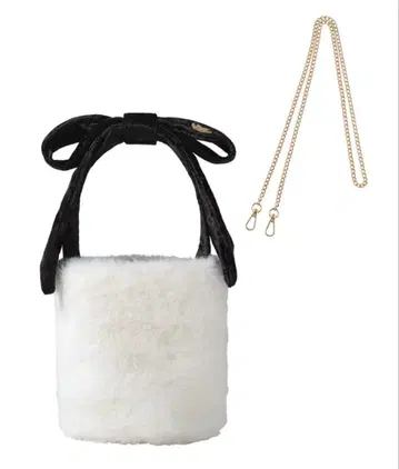 피치 존 2WAY 미니 퍼 백