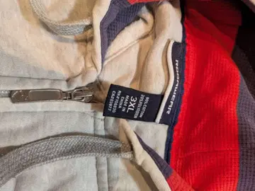 그레이 풀 지퍼 후디 3XL