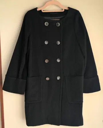 CROON A SONG 더블 버튼 코트