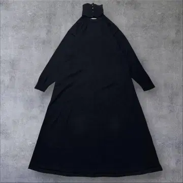 새상품급 뷰티앤유스 2WAY 스펀지 니트 플레어 원피스