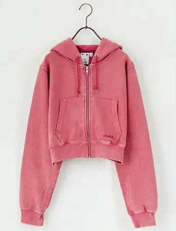 X-girl 후드티/핑크