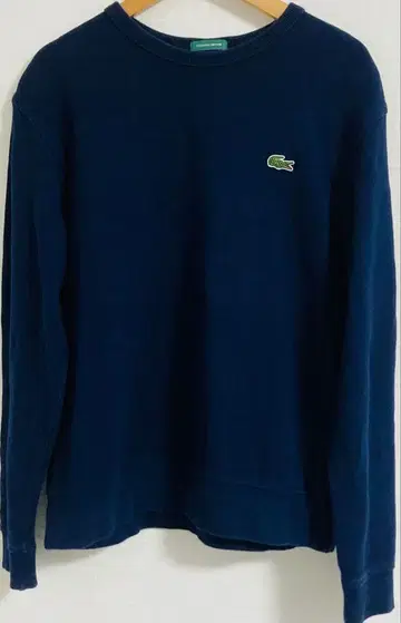LACOSTE x BEAMS BOY 별주 콜라보 폴로 맨투맨 네이비